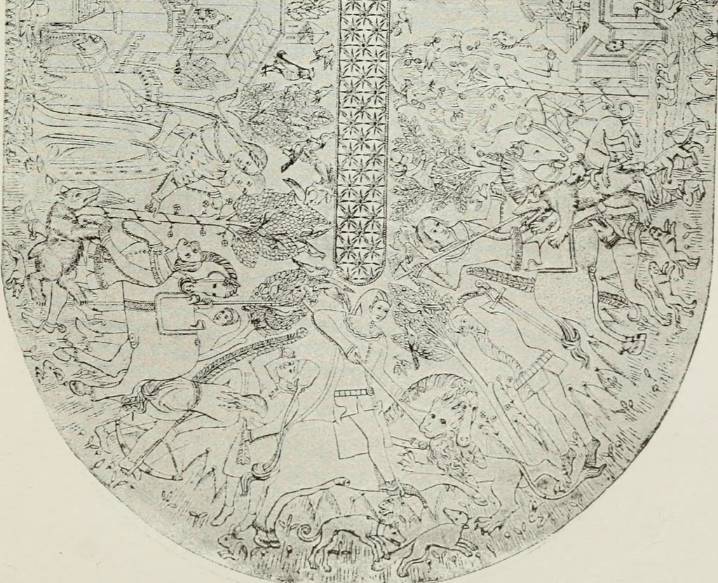 An illustration from Granada and the Alhambra, a brief description of the ancient city of Granada, with a particular account of the Moorish palace, 1907, leaf 243