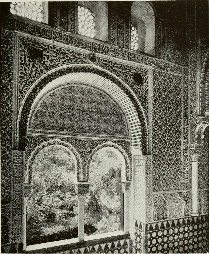 An illustration from Granada and the Alhambra, a brief description of the ancient city of Granada, with a particular account of the Moorish palace, 1907, leaf 257