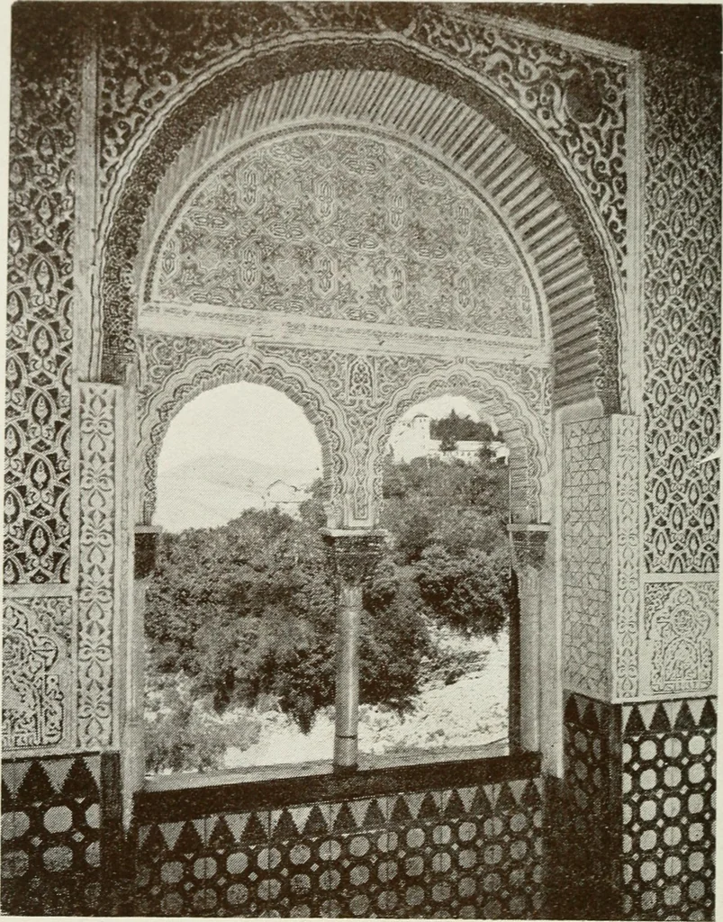 An illustration from Granada and the Alhambra, a brief description of the ancient city of Granada, with a particular account of the Moorish palace, 1907, leaf 258