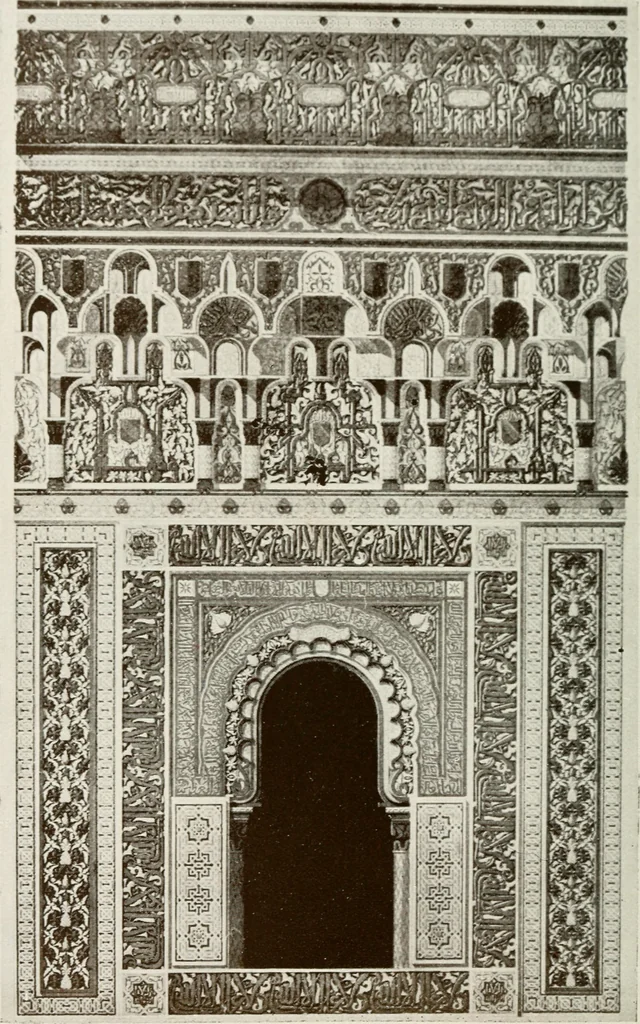 An illustration from Granada and the Alhambra, a brief description of the ancient city of Granada, with a particular account of the Moorish palace, 1907, leaf 262