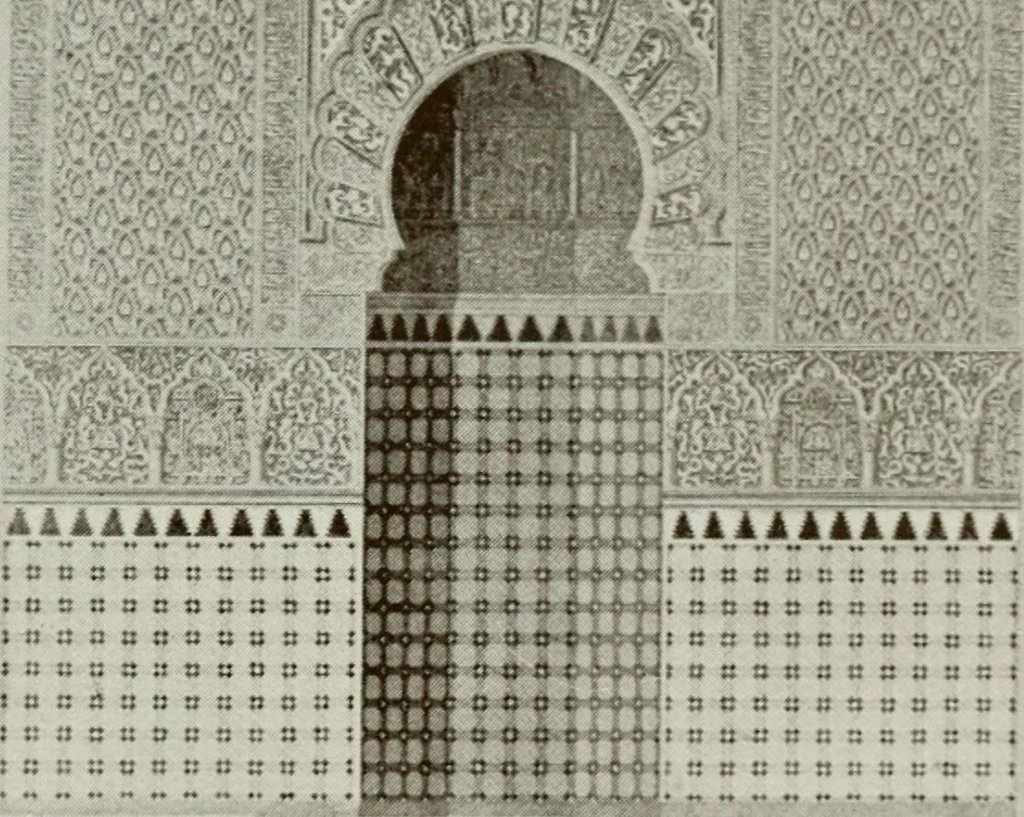 An illustration from Granada and the Alhambra, a brief description of the ancient city of Granada, with a particular account of the Moorish palace, 1907, leaf 263