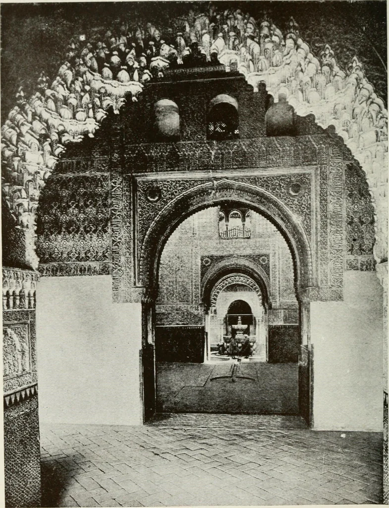 An illustration from Granada and the Alhambra, a brief description of the ancient city of Granada, with a particular account of the Moorish palace, 1907, leaf 282