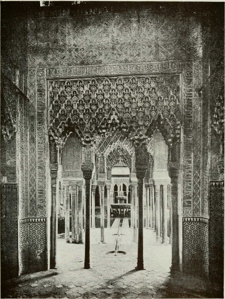 An illustration from Granada and the Alhambra, a brief description of the ancient city of Granada, with a particular account of the Moorish palace, 1907, leaf 283