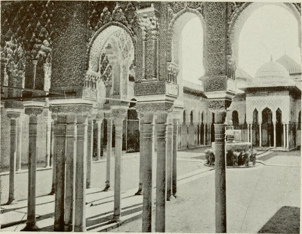 An illustration from Granada and the Alhambra, a brief description of the ancient city of Granada, with a particular account of the Moorish palace, 1907, leaf 285