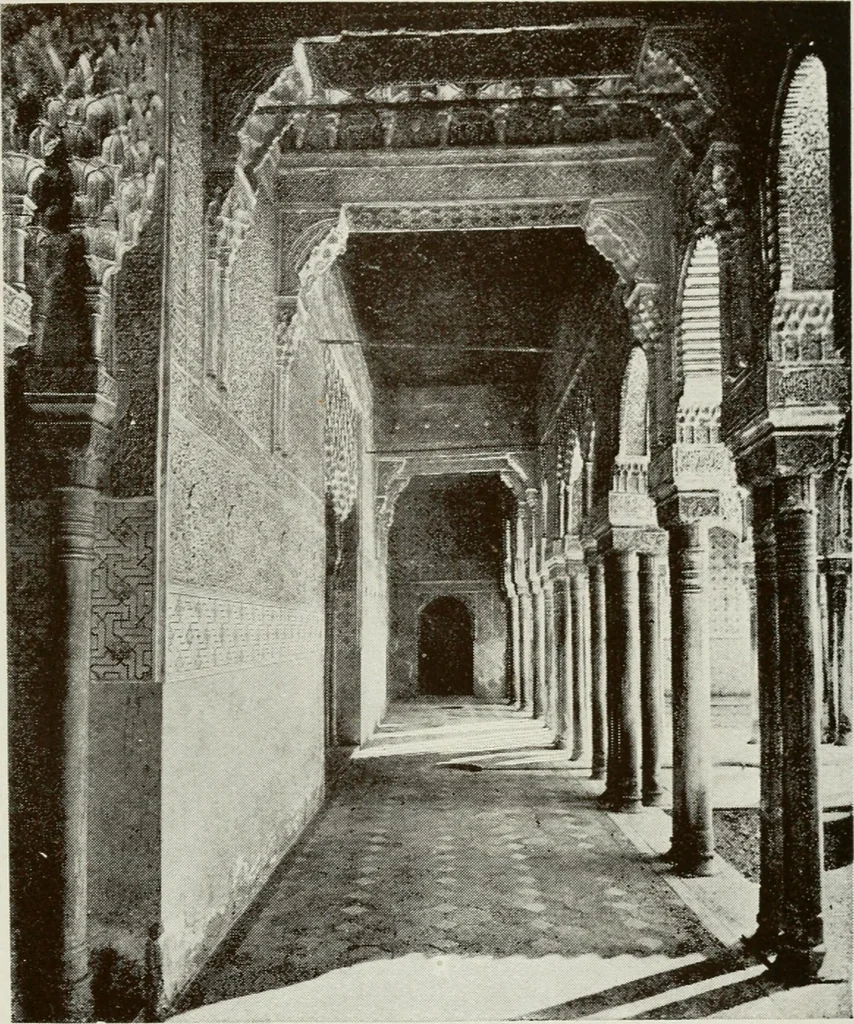 An illustration from Granada and the Alhambra, a brief description of the ancient city of Granada, with a particular account of the Moorish palace, 1907, leaf 287