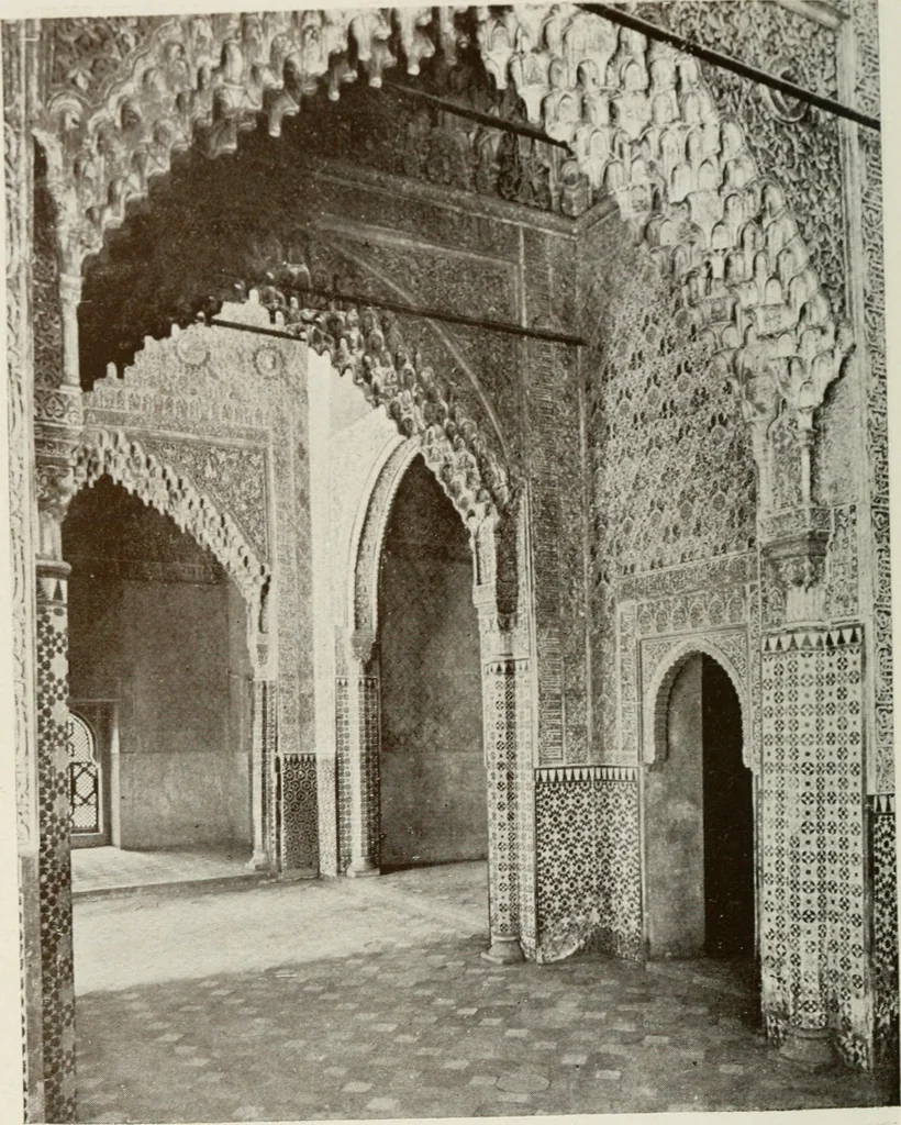 An illustration from Granada and the Alhambra, a brief description of the ancient city of Granada, with a particular account of the Moorish palace, 1907, leaf 292