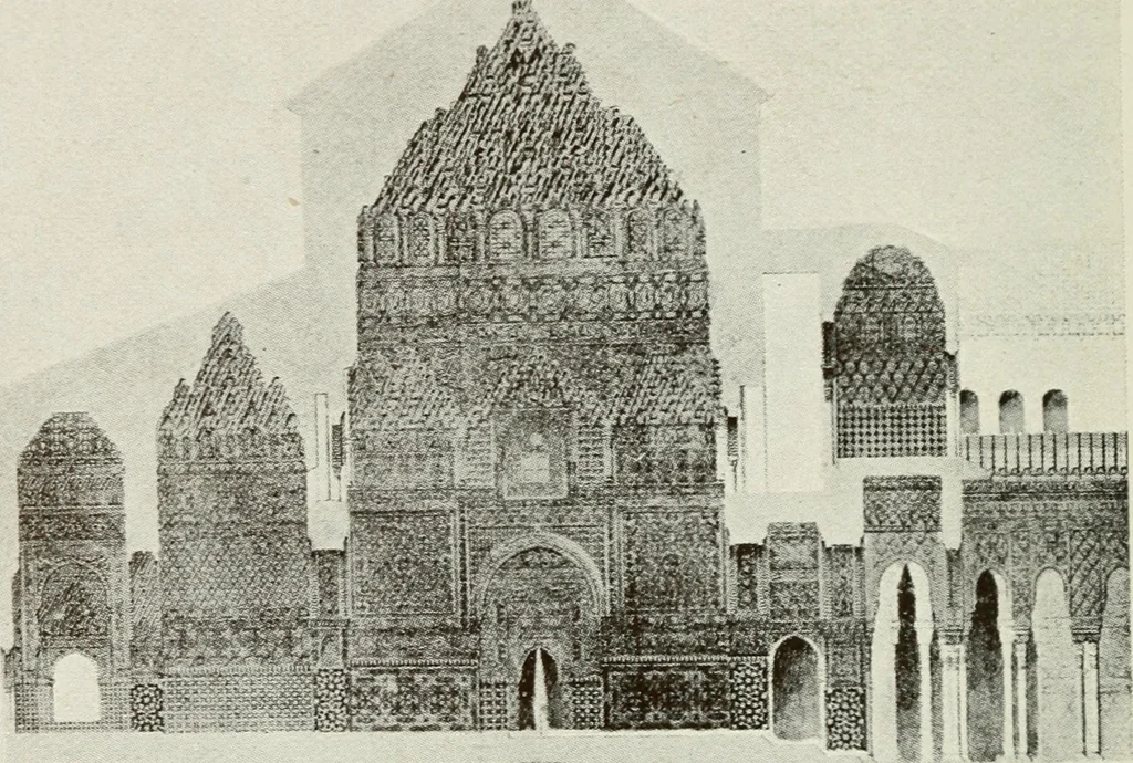 An illustration from Granada and the Alhambra, a brief description of the ancient city of Granada, with a particular account of the Moorish palace, 1907, leaf 314