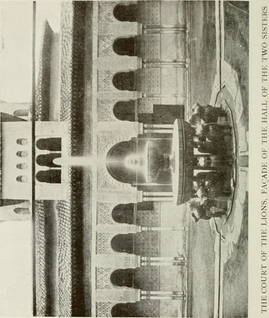 An illustration from Granada and the Alhambra, a brief description of the ancient city of Granada, with a particular account of the Moorish palace, 1907, leaf 332