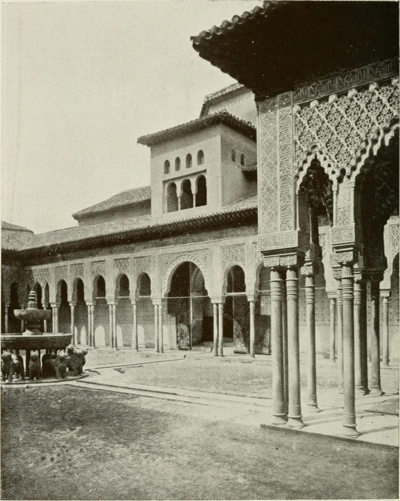 An illustration from Granada and the Alhambra, a brief description of the ancient city of Granada, with a particular account of the Moorish palace, 1907, leaf 334