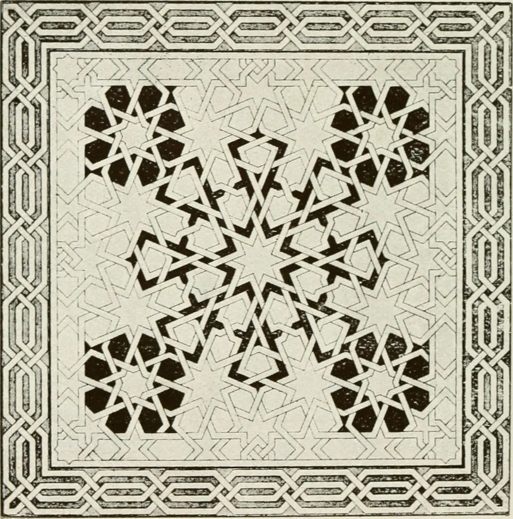 An illustration from Granada and the Alhambra, a brief description of the ancient city of Granada, with a particular account of the Moorish palace, 1907, leaf 338