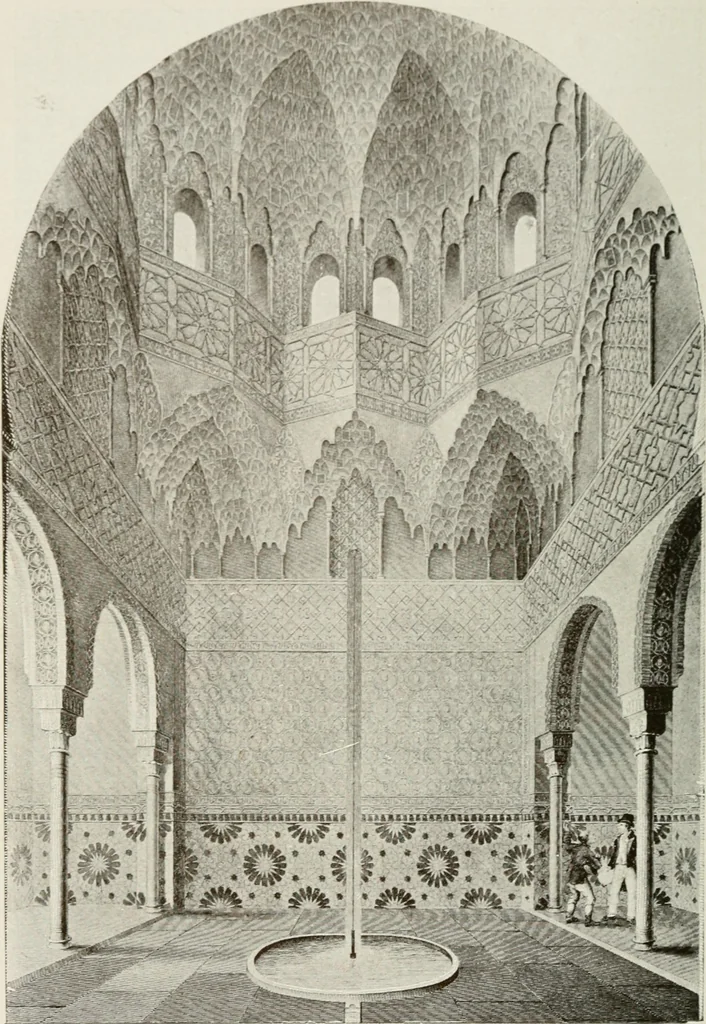 An illustration from Granada and the Alhambra, a brief description of the ancient city of Granada, with a particular account of the Moorish palace, 1907, leaf 340