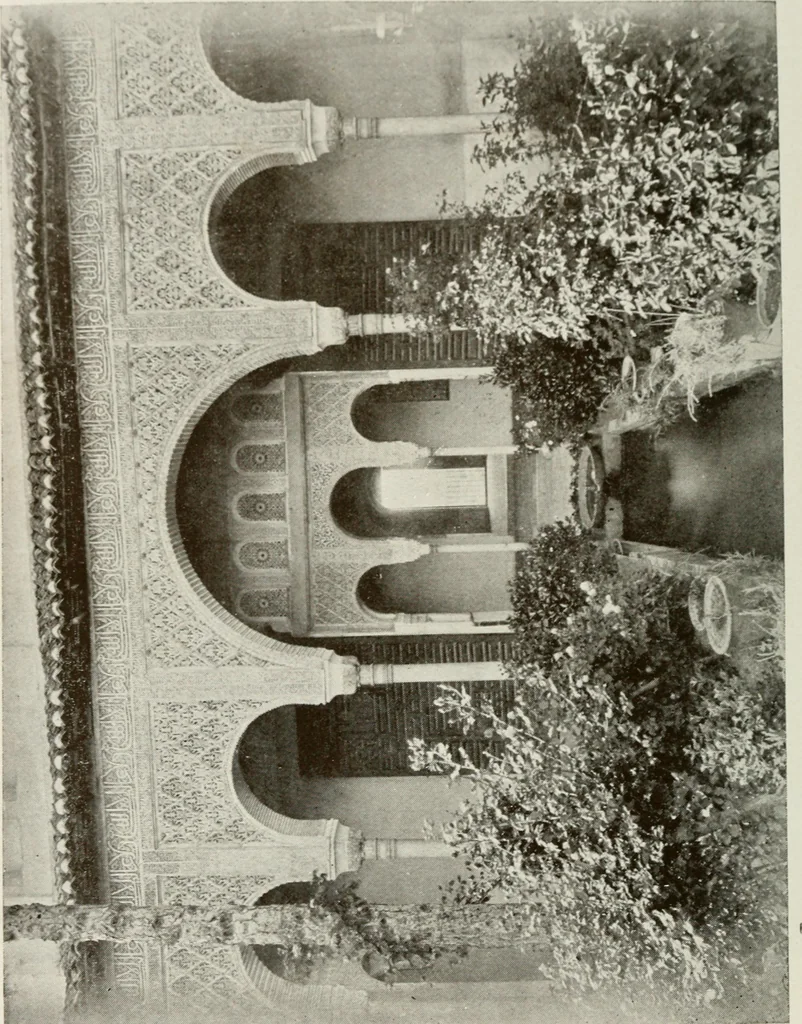 An illustration from Granada and the Alhambra, a brief description of the ancient city of Granada, with a particular account of the Moorish palace, 1907, leaf 344
