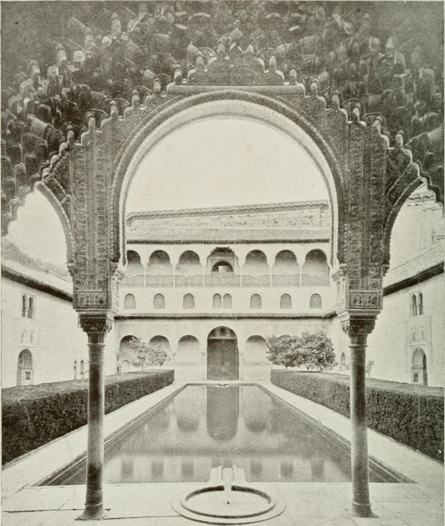 An illustration from Granada and the Alhambra, a brief description of the ancient city of Granada, with a particular account of the Moorish palace, 1907, leaf 346