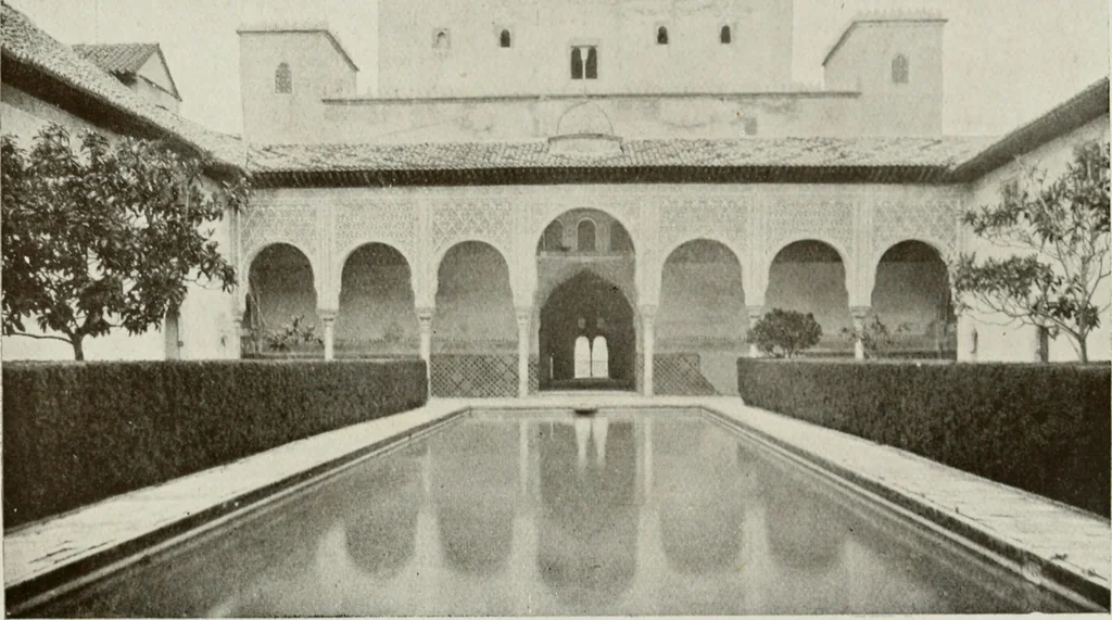 An illustration from Granada and the Alhambra, a brief description of the ancient city of Granada, with a particular account of the Moorish palace, 1907, leaf 351