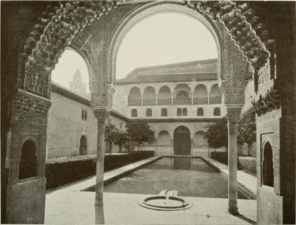 An illustration from Granada and the Alhambra, a brief description of the ancient city of Granada, with a particular account of the Moorish palace, 1907, leaf 354