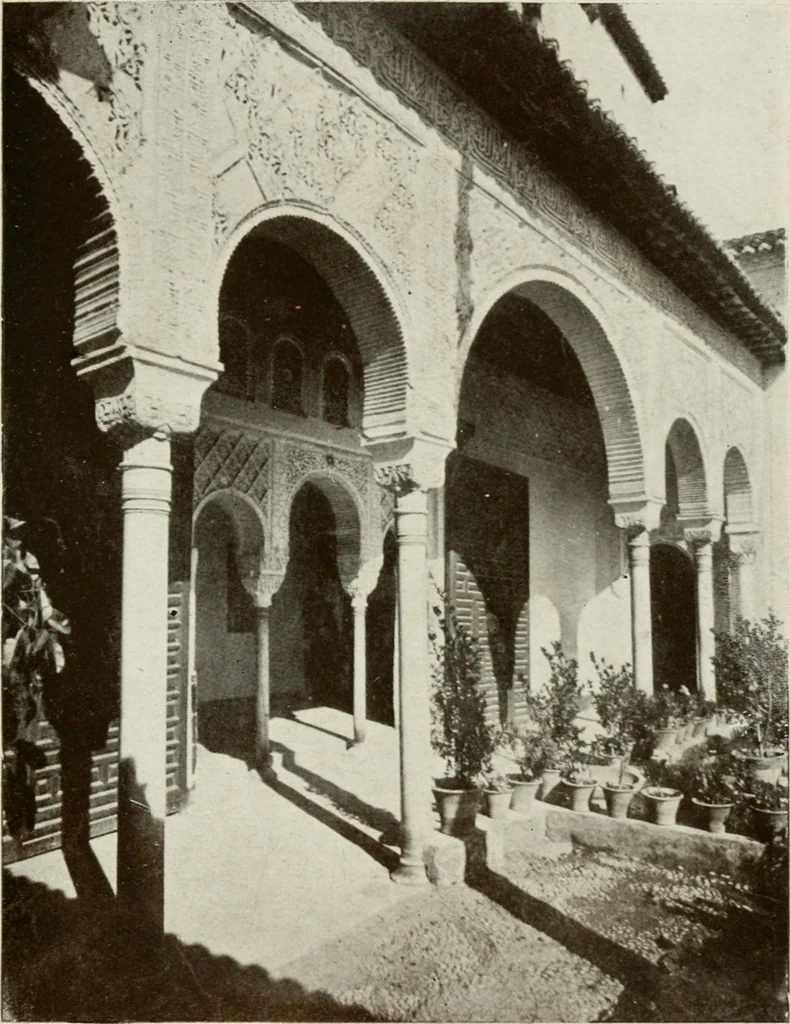 An illustration from Granada and the Alhambra, a brief description of the ancient city of Granada, with a particular account of the Moorish palace, 1907, leaf 355