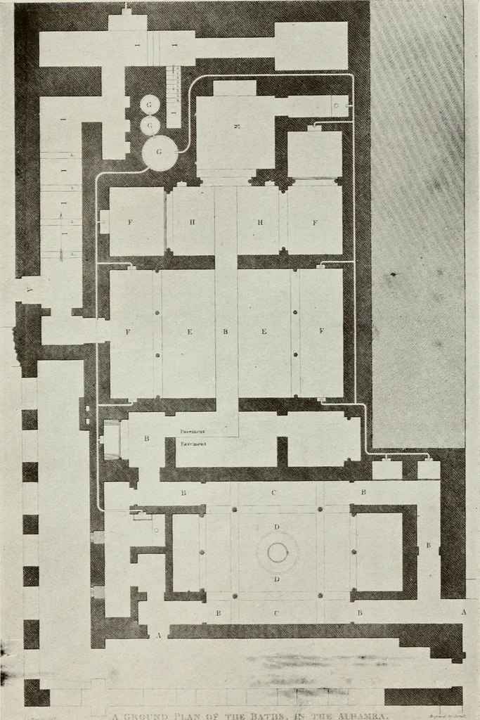 An illustration from Granada and the Alhambra, a brief description of the ancient city of Granada, with a particular account of the Moorish palace, 1907, leaf 367