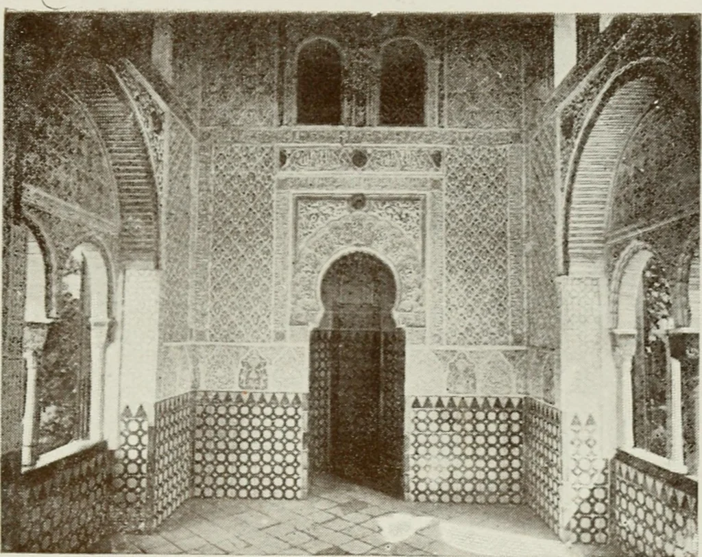 An illustration from Granada and the Alhambra, a brief description of the ancient city of Granada, with a particular account of the Moorish palace, 1907, leaf 379