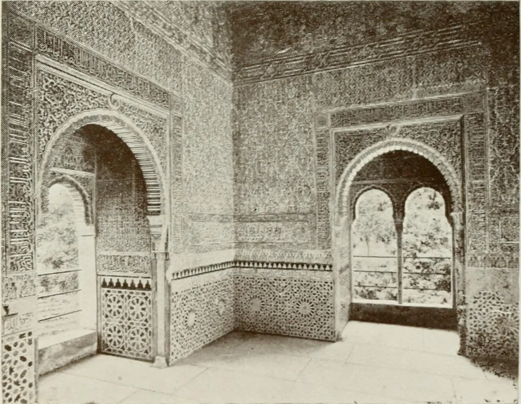 An illustration from Granada and the Alhambra, a brief description of the ancient city of Granada, with a particular account of the Moorish palace, 1907, leaf 379