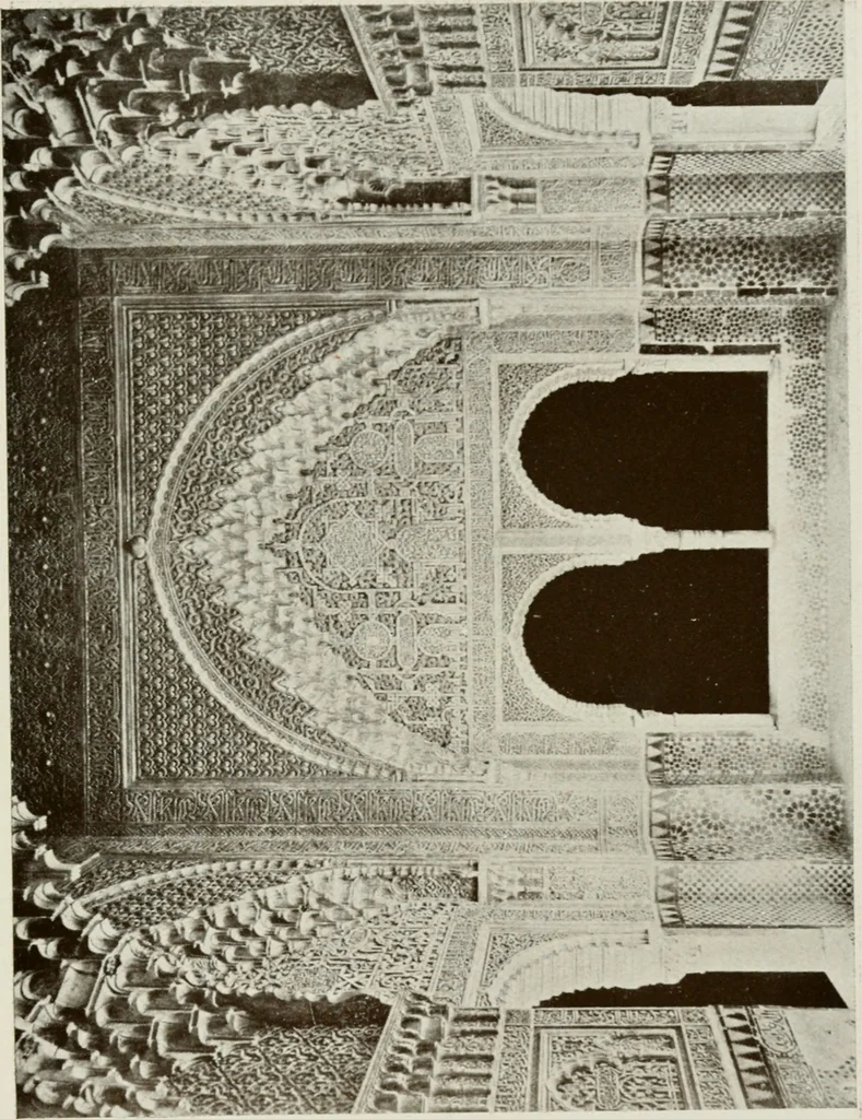An illustration from Granada and the Alhambra, a brief description of the ancient city of Granada, with a particular account of the Moorish palace, 1907, leaf 381