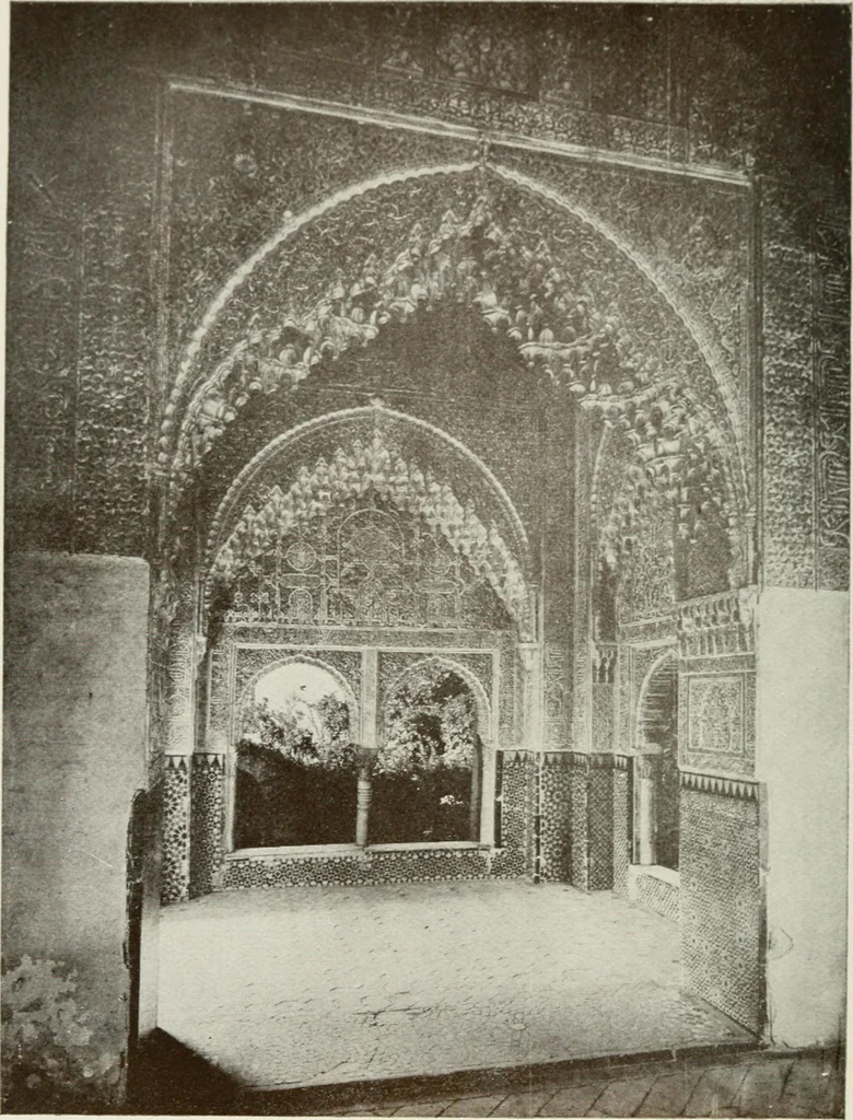 An illustration from Granada and the Alhambra, a brief description of the ancient city of Granada, with a particular account of the Moorish palace, 1907, leaf 382