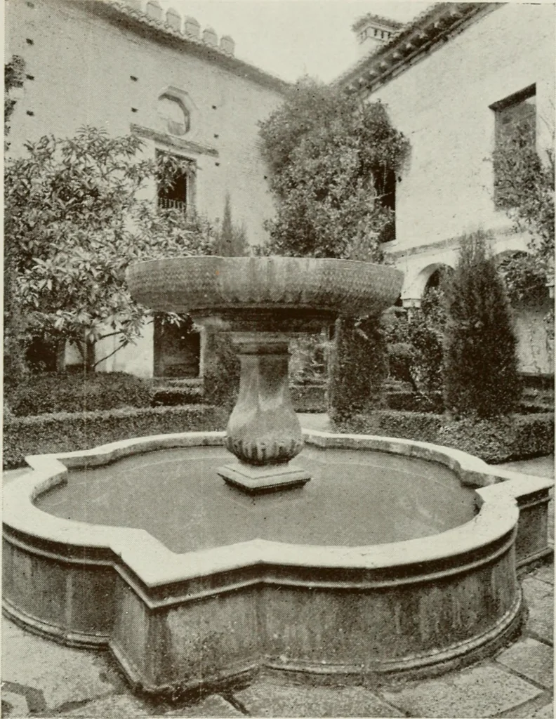 An illustration from Granada and the Alhambra, a brief description of the ancient city of Granada, with a particular account of the Moorish palace, 1907, leaf 383
