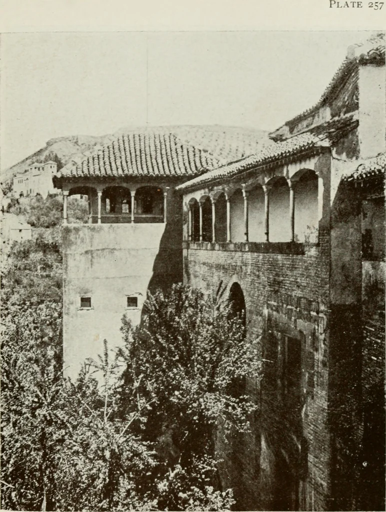 An illustration from Granada and the Alhambra, a brief description of the ancient city of Granada, with a particular account of the Moorish palace, 1907, leaf 387
