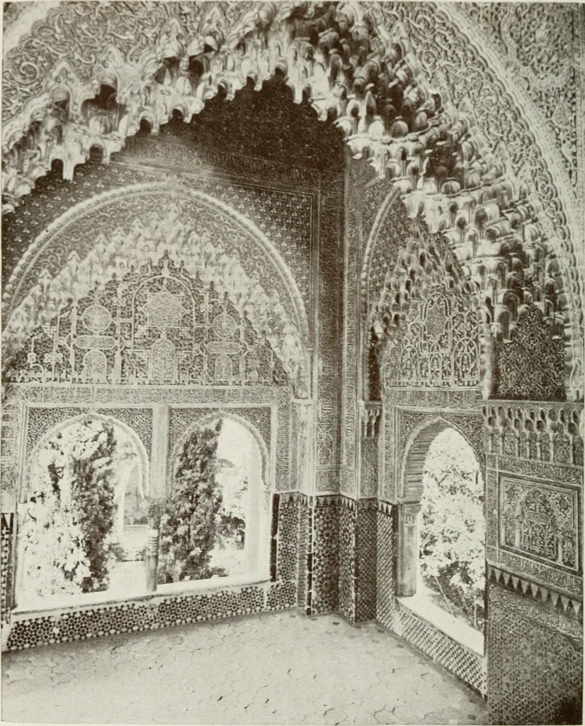 An illustration from Granada and the Alhambra, a brief description of the ancient city of Granada, with a particular account of the Moorish palace, 1907, leaf 392