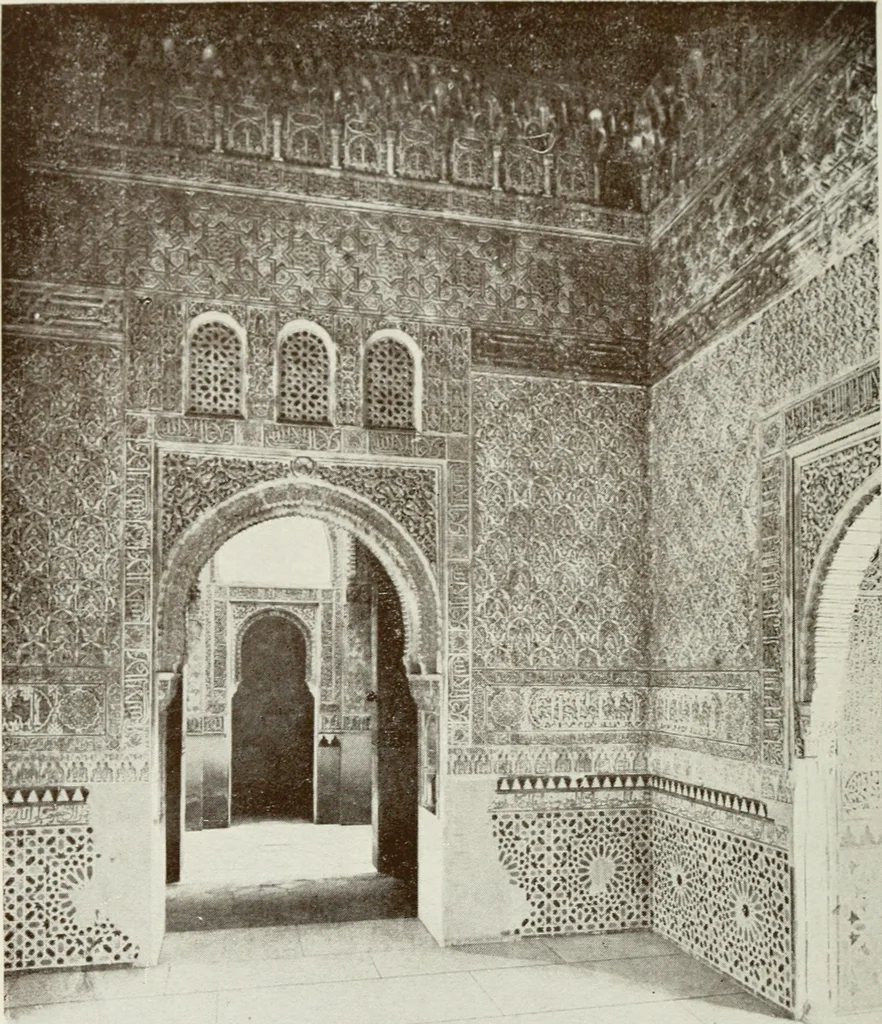 An illustration from Granada and the Alhambra, a brief description of the ancient city of Granada, with a particular account of the Moorish palace, 1907, leaf 396