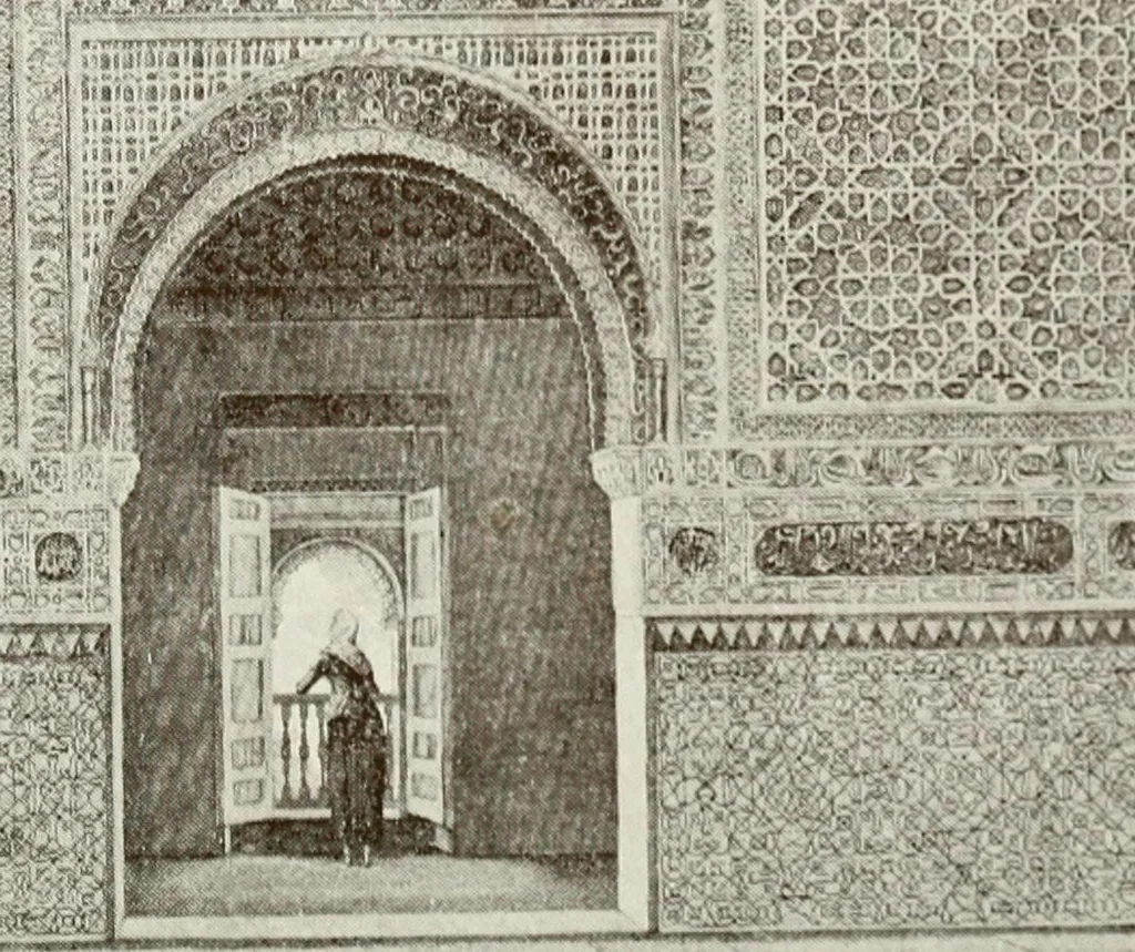 An illustration from Granada and the Alhambra, a brief description of the ancient city of Granada, with a particular account of the Moorish palace, 1907, leaf 400
