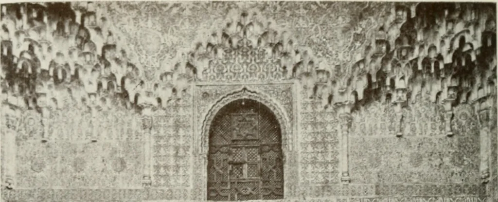 An illustration from Granada and the Alhambra, a brief description of the ancient city of Granada, with a particular account of the Moorish palace, 1907, leaf 402