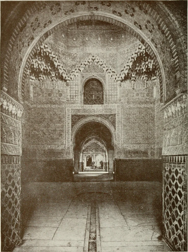 An illustration from Granada and the Alhambra, a brief description of the ancient city of Granada, with a particular account of the Moorish palace, 1907, leaf 404