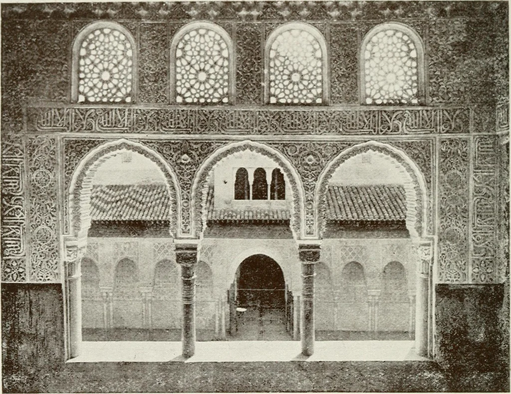 An illustration from Granada and the Alhambra, a brief description of the ancient city of Granada, with a particular account of the Moorish palace, 1907, leaf 408