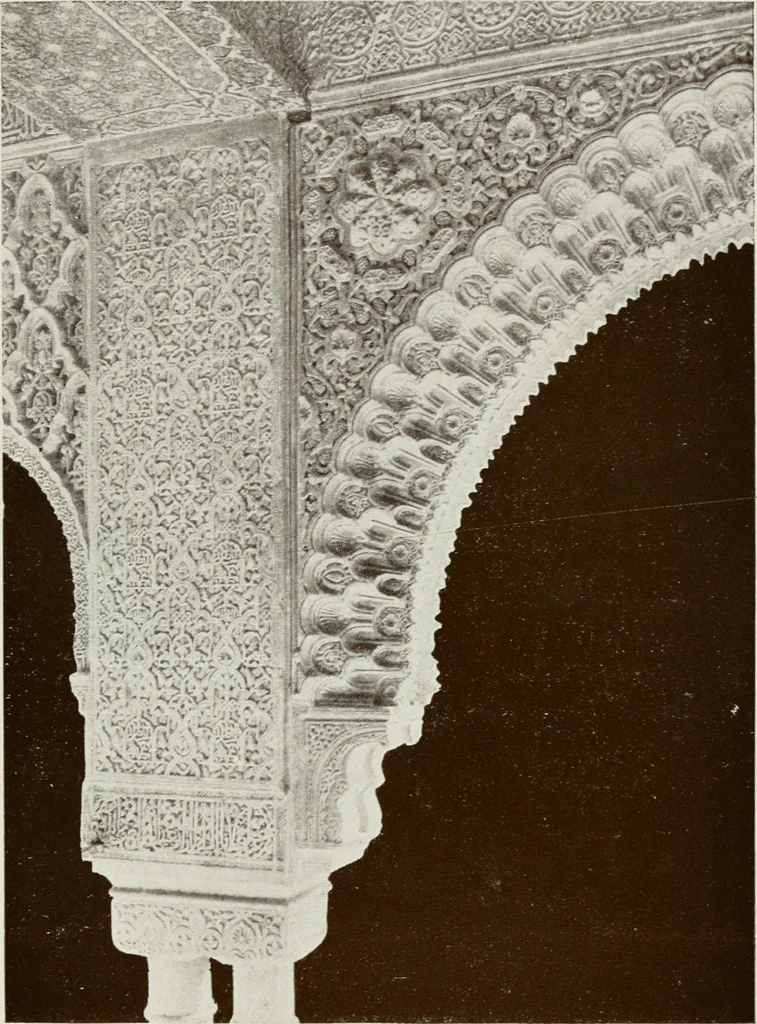 An illustration from Granada and the Alhambra, a brief description of the ancient city of Granada, with a particular account of the Moorish palace, 1907, leaf 413
