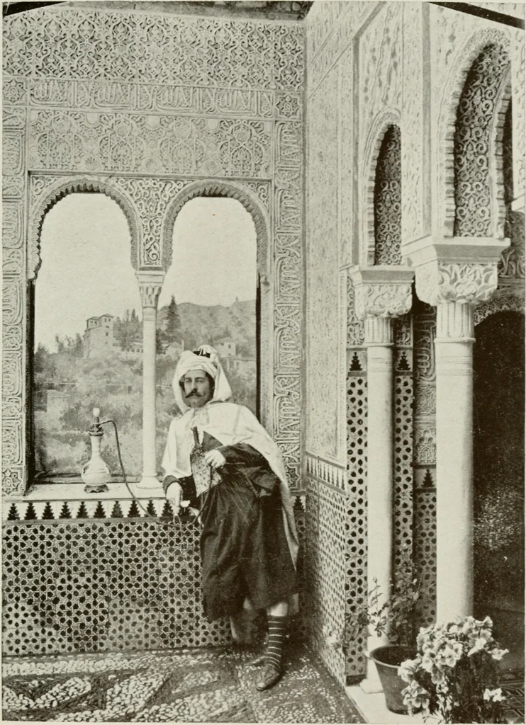 An illustration from Granada and the Alhambra, a brief description of the ancient city of Granada, with a particular account of the Moorish palace, 1907, leaf 439