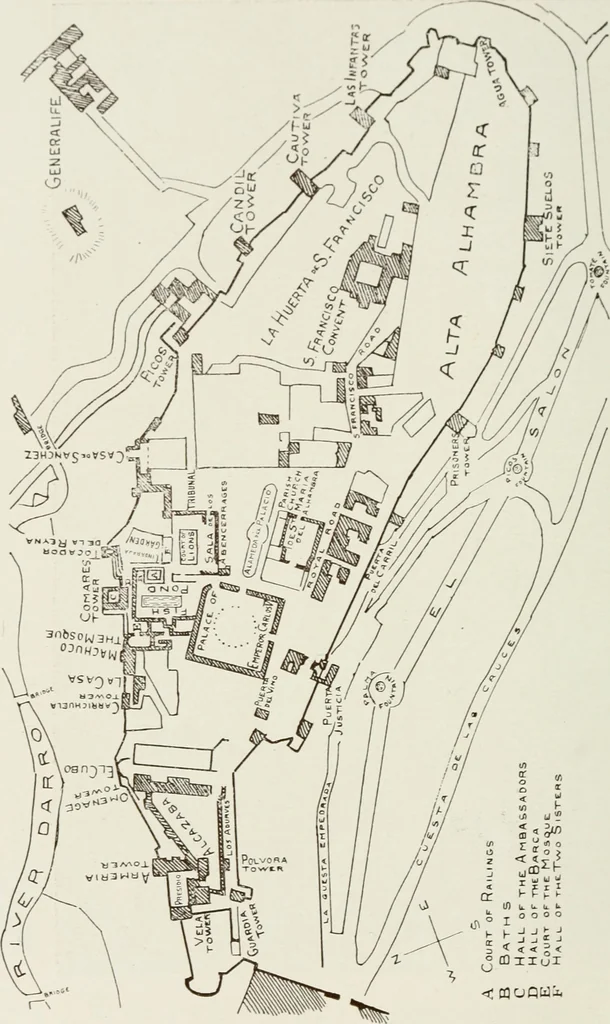 An illustration from Granada and the Alhambra, a brief description of the ancient city of Granada, with a particular account of the Moorish palace, 1907, leaf 452