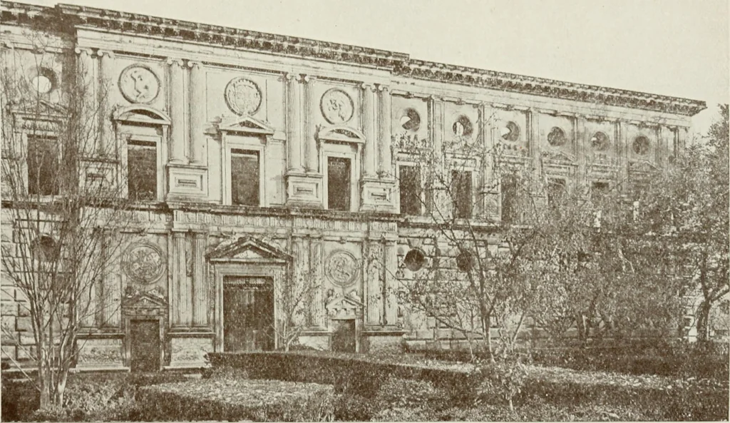 An illustration from Granada and the Alhambra, a brief description of the ancient city of Granada, with a particular account of the Moorish palace, 1907, leaf 453