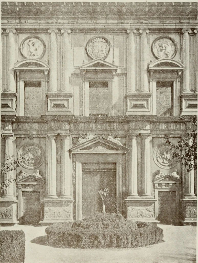 An illustration from Granada and the Alhambra, a brief description of the ancient city of Granada, with a particular account of the Moorish palace, 1907, leaf 461