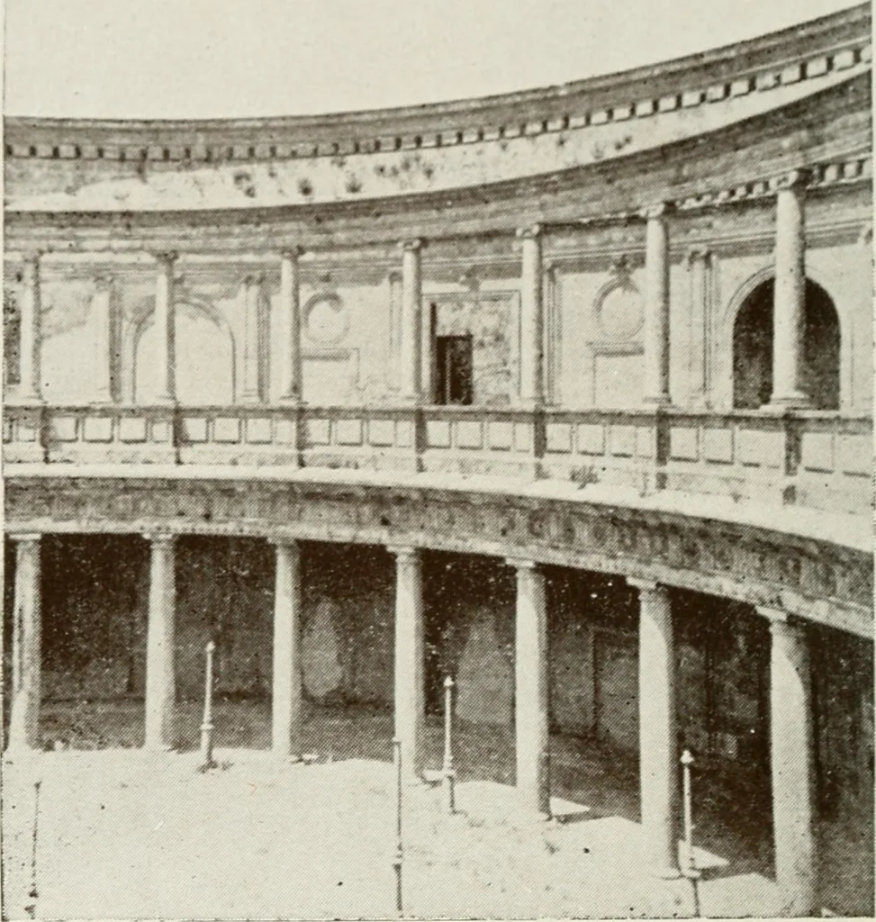 An illustration from Granada and the Alhambra, a brief description of the ancient city of Granada, with a particular account of the Moorish palace, 1907, leaf 462