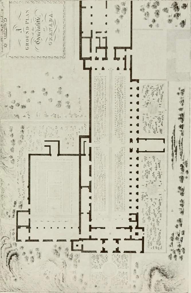 An illustration from Granada and the Alhambra, a brief description of the ancient city of Granada, with a particular account of the Moorish palace, 1907, leaf 463