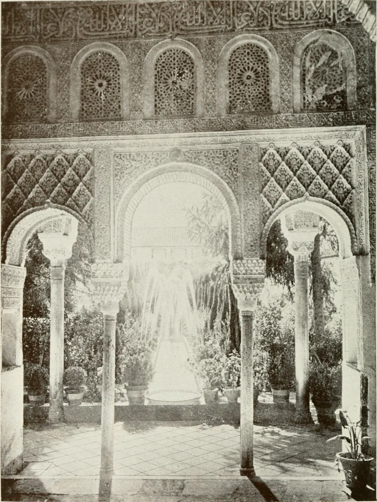 An illustration from Granada and the Alhambra, a brief description of the ancient city of Granada, with a particular account of the Moorish palace, 1907, leaf 474