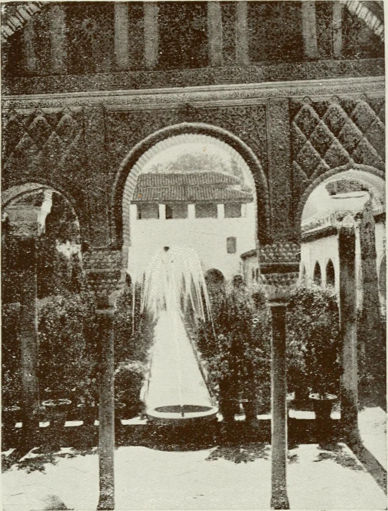An illustration from Granada and the Alhambra, a brief description of the ancient city of Granada, with a particular account of the Moorish palace, 1907, leaf 477