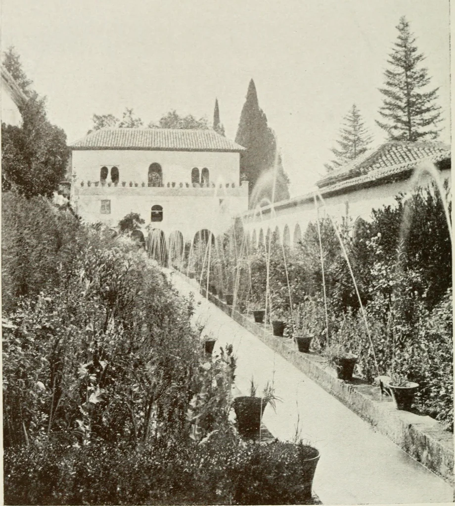 An illustration from Granada and the Alhambra, a brief description of the ancient city of Granada, with a particular account of the Moorish palace, 1907, leaf 482