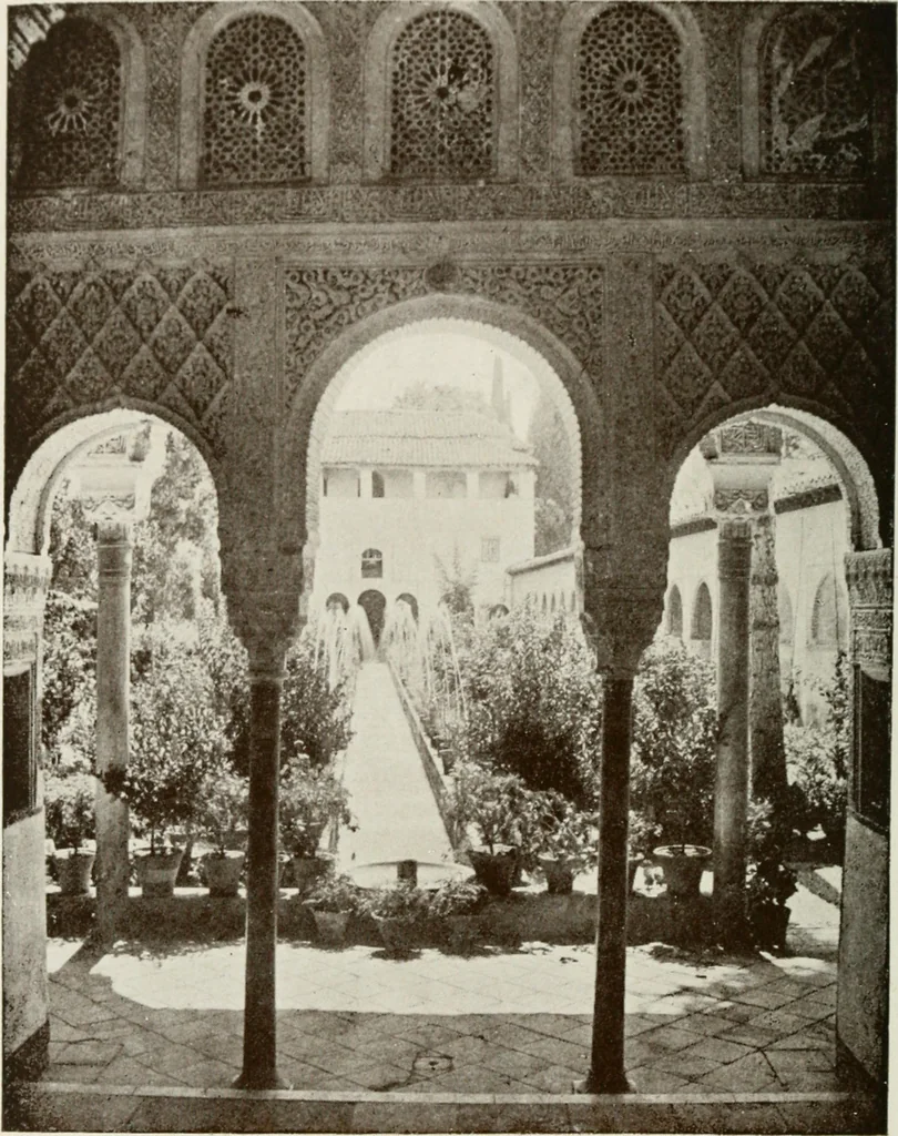 An illustration from Granada and the Alhambra, a brief description of the ancient city of Granada, with a particular account of the Moorish palace, 1907, leaf 486
