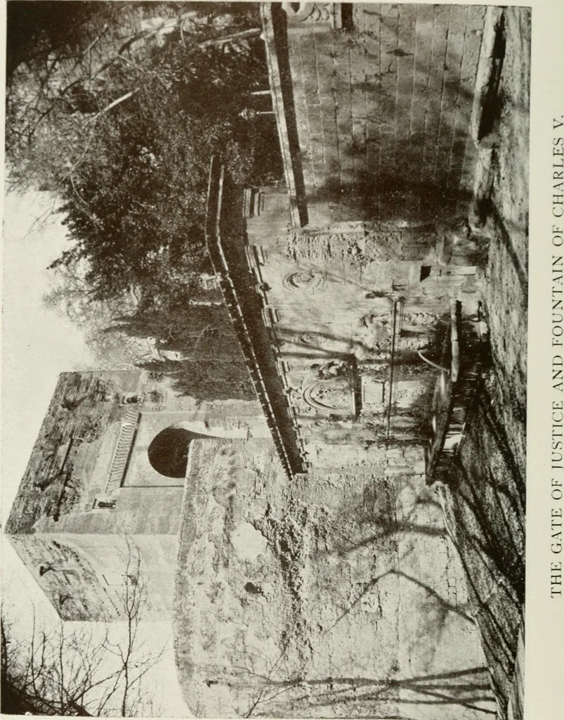 An illustration from Granada and the Alhambra, a brief description of the ancient city of Granada, with a particular account of the Moorish palace, 1907, leaf 492