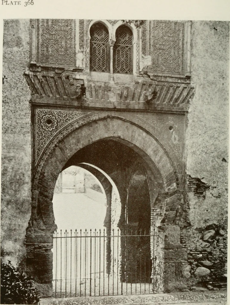 An illustration from Granada and the Alhambra, a brief description of the ancient city of Granada, with a particular account of the Moorish palace, 1907, leaf 496