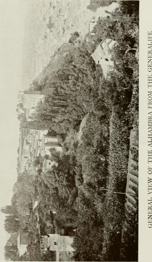 An illustration from Granada and the Alhambra, a brief description of the ancient city of Granada, with a particular account of the Moorish palace, 1907, leaf 501