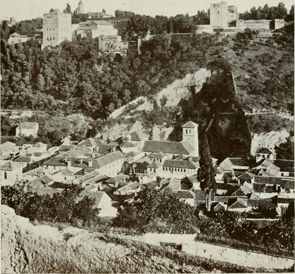 An illustration from Granada and the Alhambra, a brief description of the ancient city of Granada, with a particular account of the Moorish palace, 1907, leaf 503