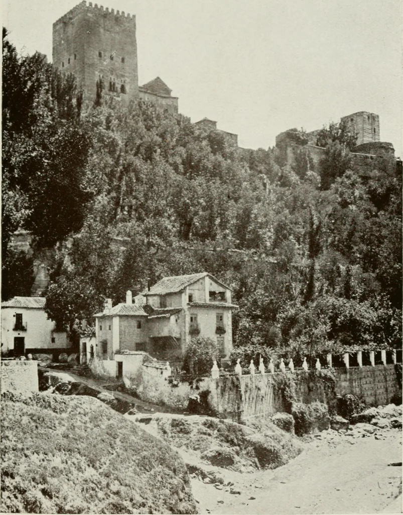 An illustration from Granada and the Alhambra, a brief description of the ancient city of Granada, with a particular account of the Moorish palace, 1907, leaf 505