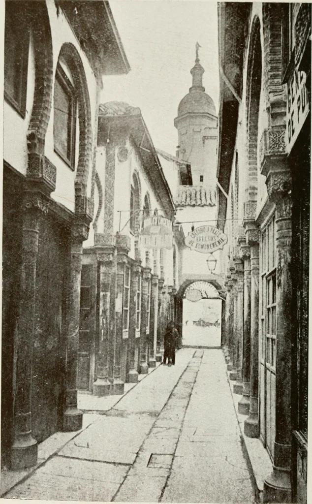 An illustration from Granada and the Alhambra, a brief description of the ancient city of Granada, with a particular account of the Moorish palace, 1907, leaf 572